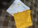 2 Pcs Women's Stitched Linen Plain Shirt And Trouser